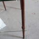 Coffee table in glass and wood, 1960s