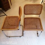 Cesca B32 chairs by Marcel Breuer