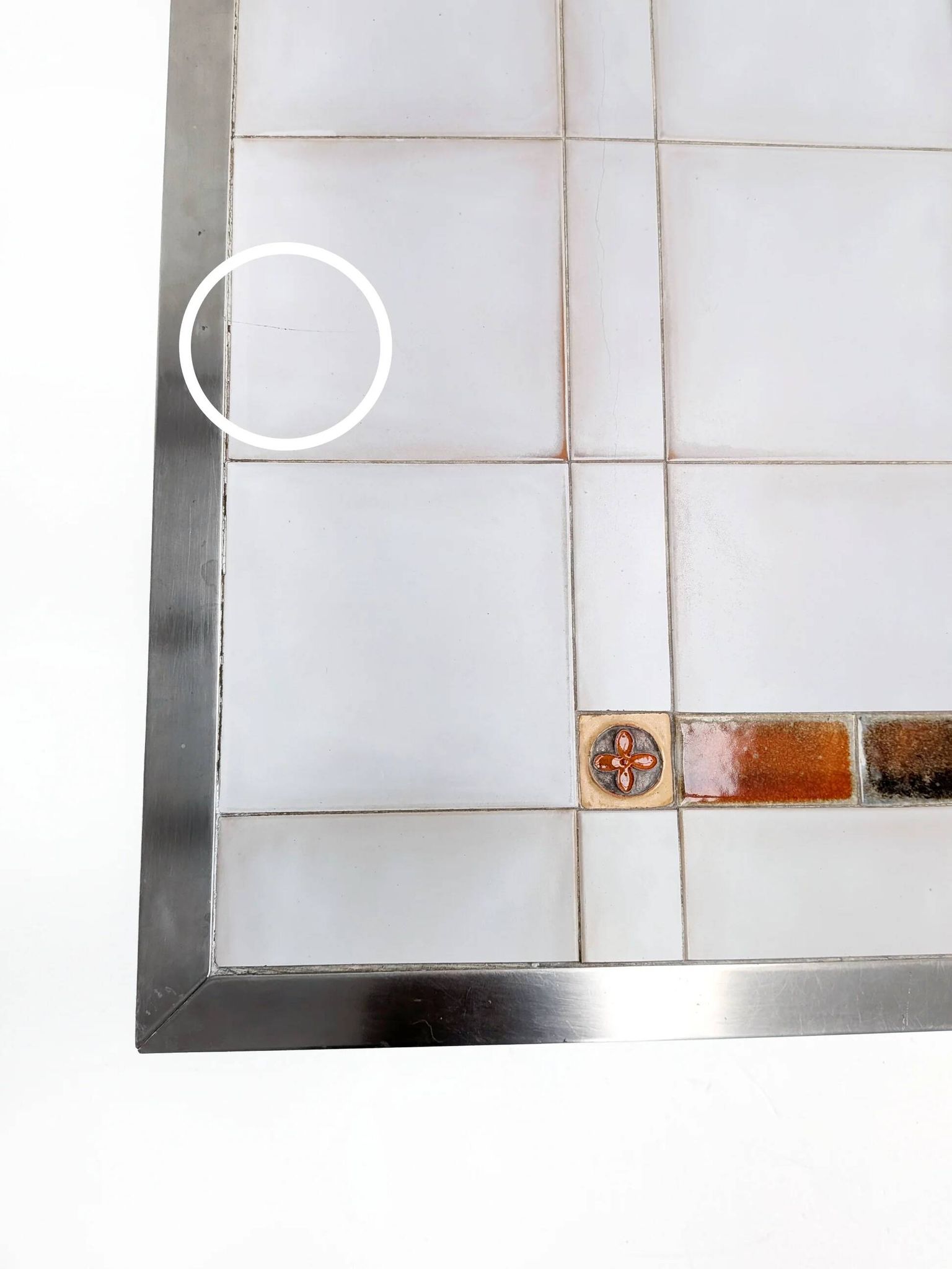Ceramic tile coffee table by Jean Gregorieff for Roche Bobois 1970s
