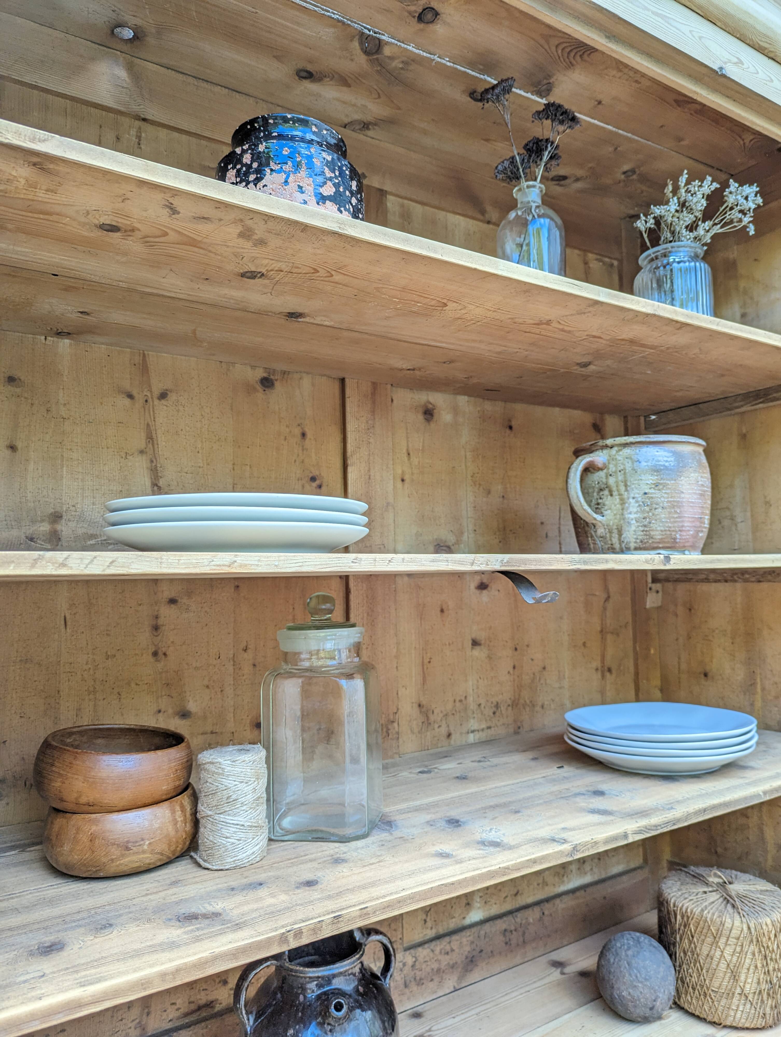 Old glazed furniture