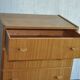 Commode scandinave marron en contreplaqué, 4 tiroirs, style Mid-Century (1960s)