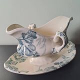 Creil Montereau iron clay sauce boat