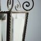 Old iron and glass lanterns, Italy, early 20th century.