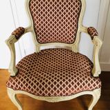 Louis XV style convertible armchair