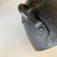 Pot cover vase face 1900 patina of origin