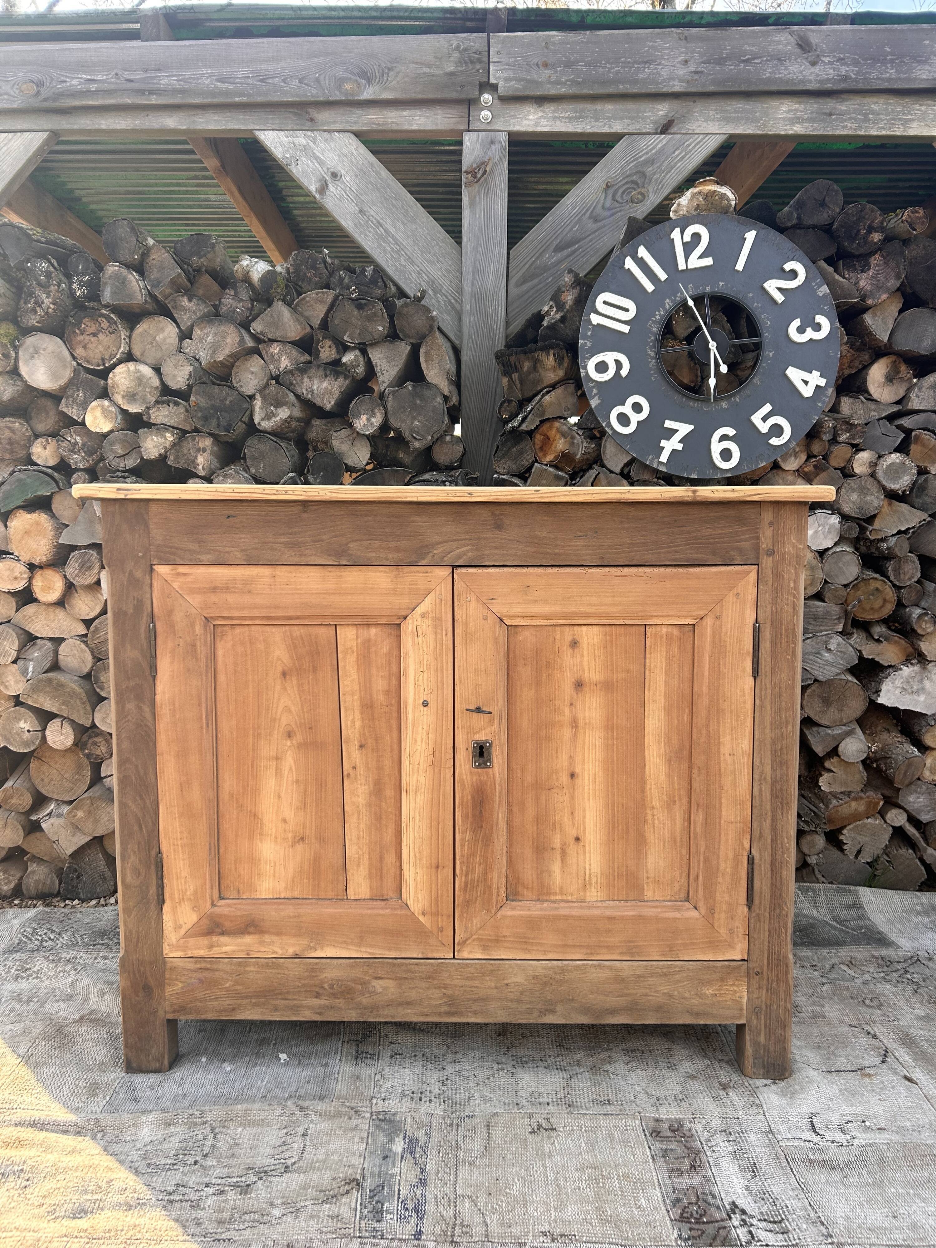 Renovated wooden sideboard