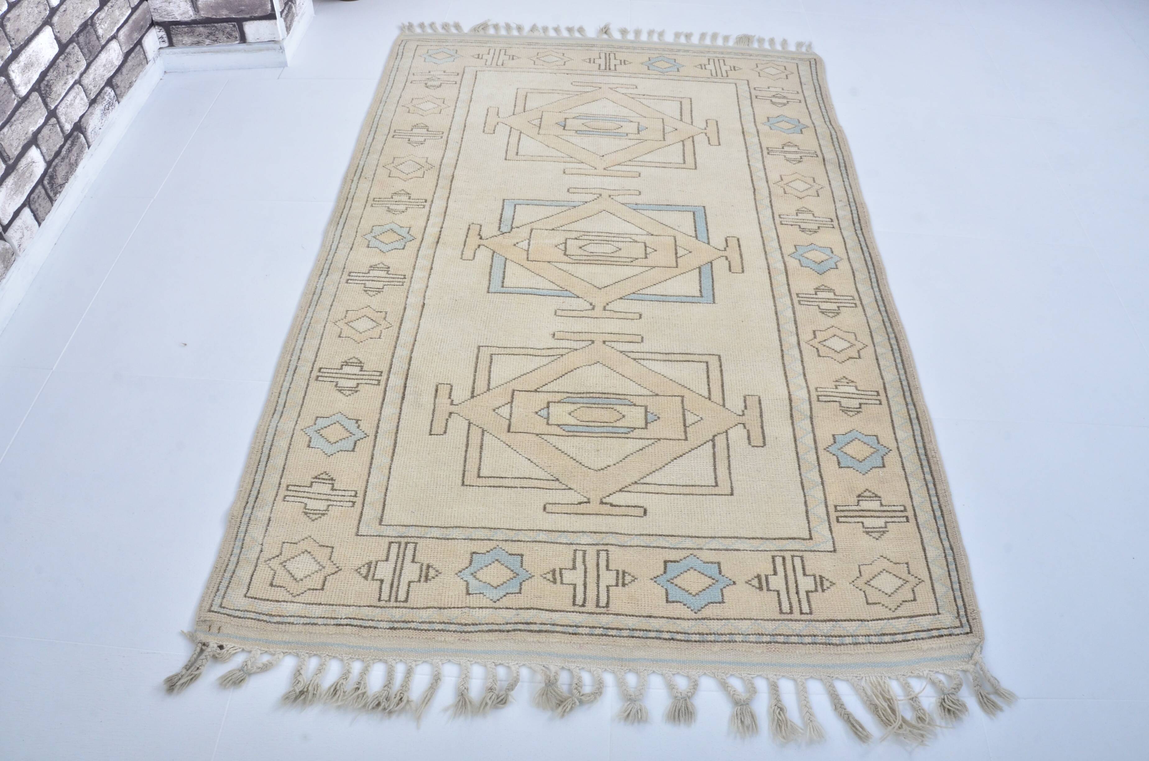 Turkish Oushak handmade rug sku 3594
