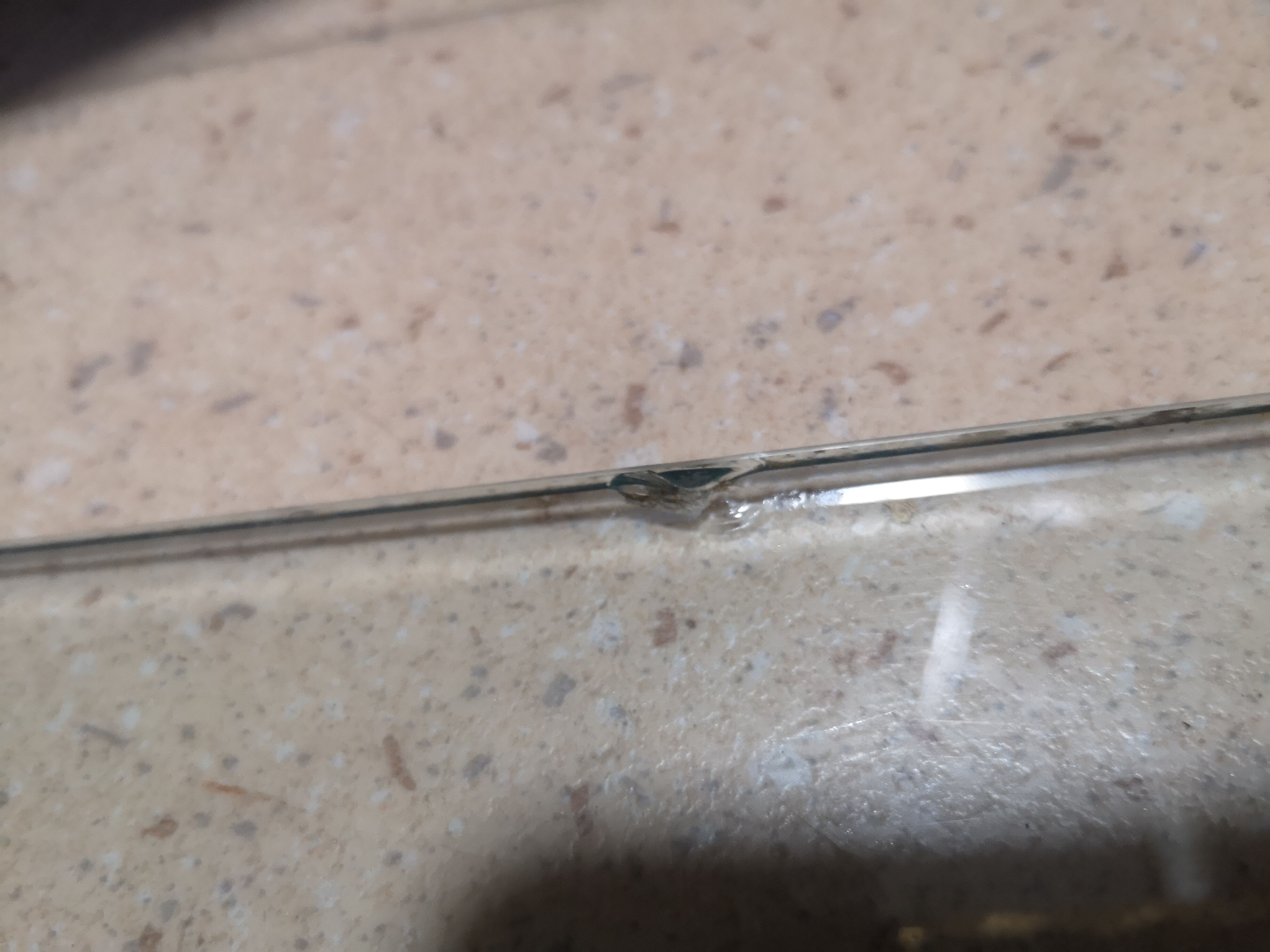 Vintage coffee table chrome and glass