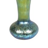 Johann loetz witwe vase "oignon" en verre irisé