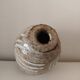 Mini vase in raw stoneware