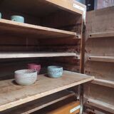 Vintage Bakery Dough Proofing Cabinet | Authentic Wooden Storage