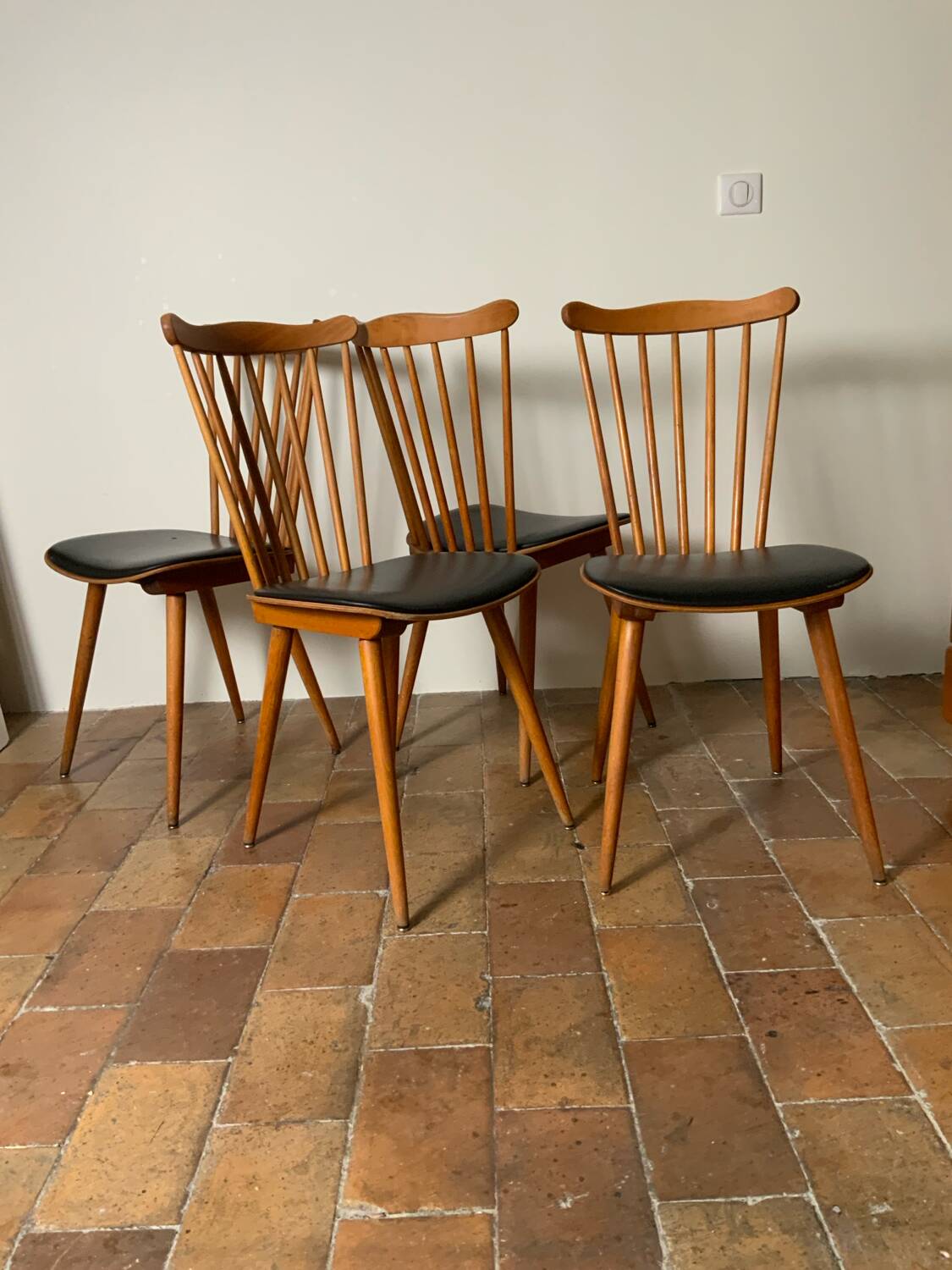 4 Baumann chairs