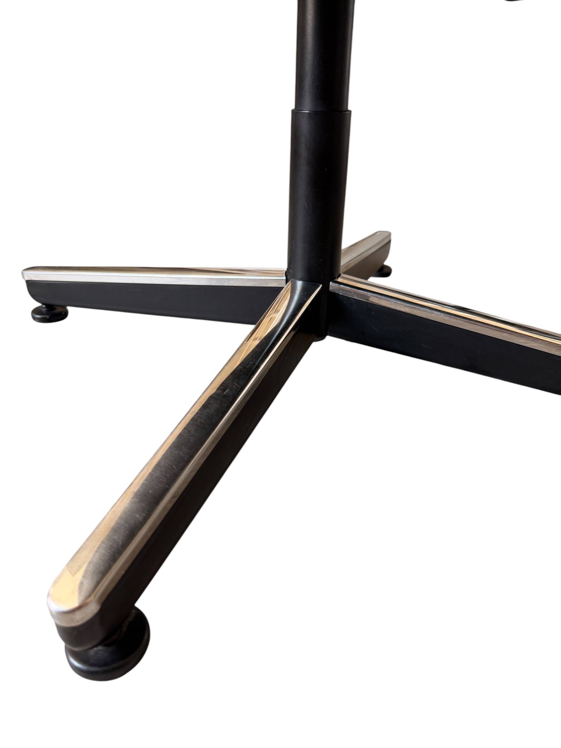 Paire de Fauteuils "Executive" Pollock pour Knoll - Cuir Noir