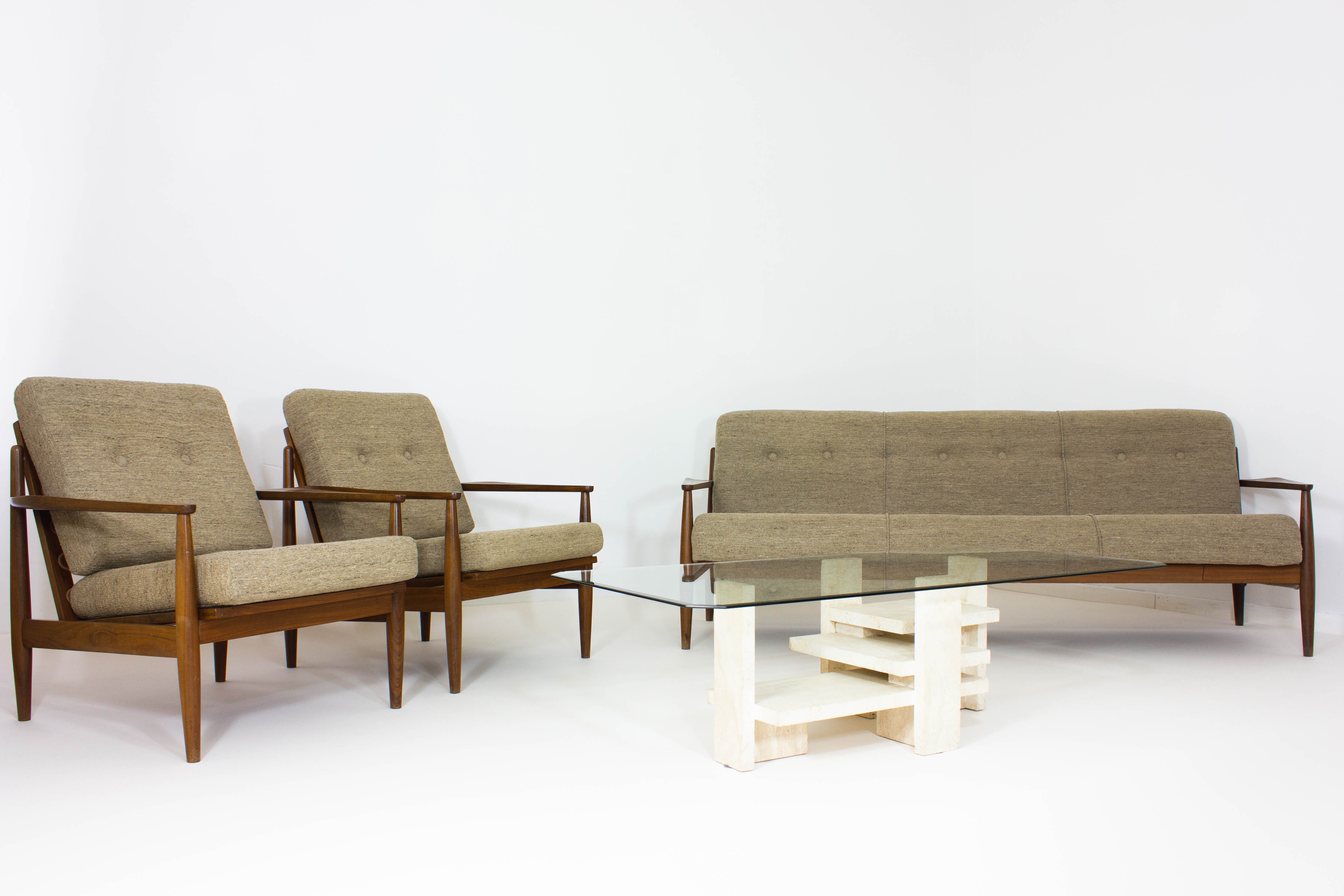 Danish daybed in teak by Arne Vodder, 1960s