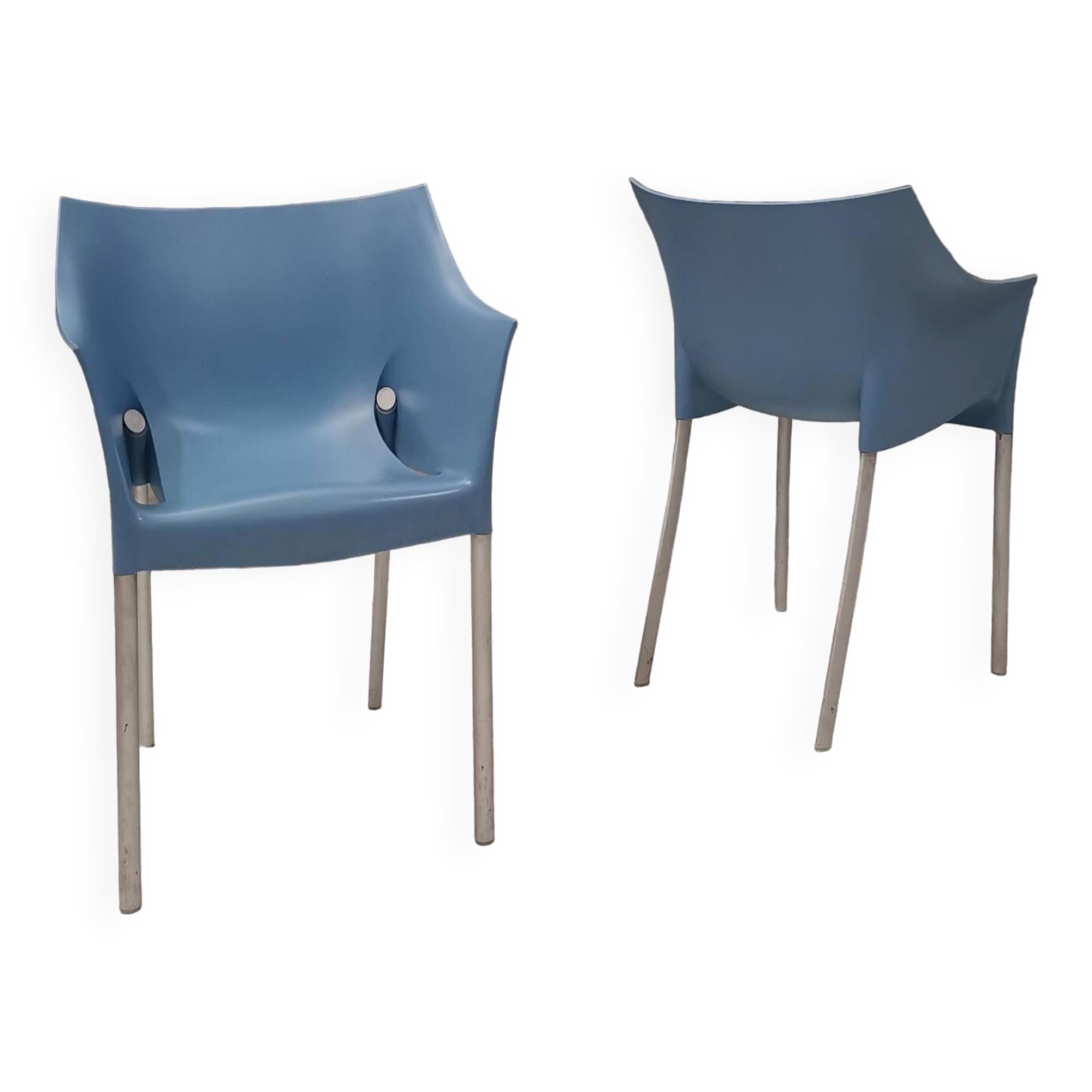 Pair of Dr. No chairs, Philippe Starck, Kartell