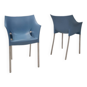 Paire de chaises Dr. No, Philippe Starck, Kartell