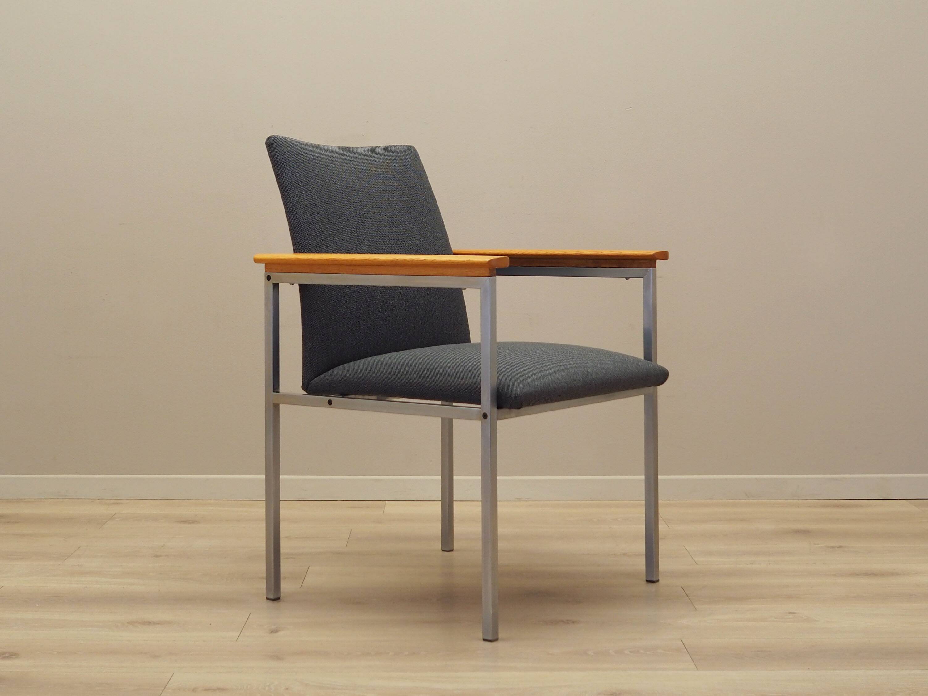 Grey armchair, Danish design, 1960s, designer: Sigvard Bernadotte, manufact