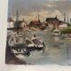 Marine landscape oil painting