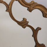 EARLY 20TH CENTURY BAROQUE-STYLE GOLDEN WOODEN WALL MIRROR