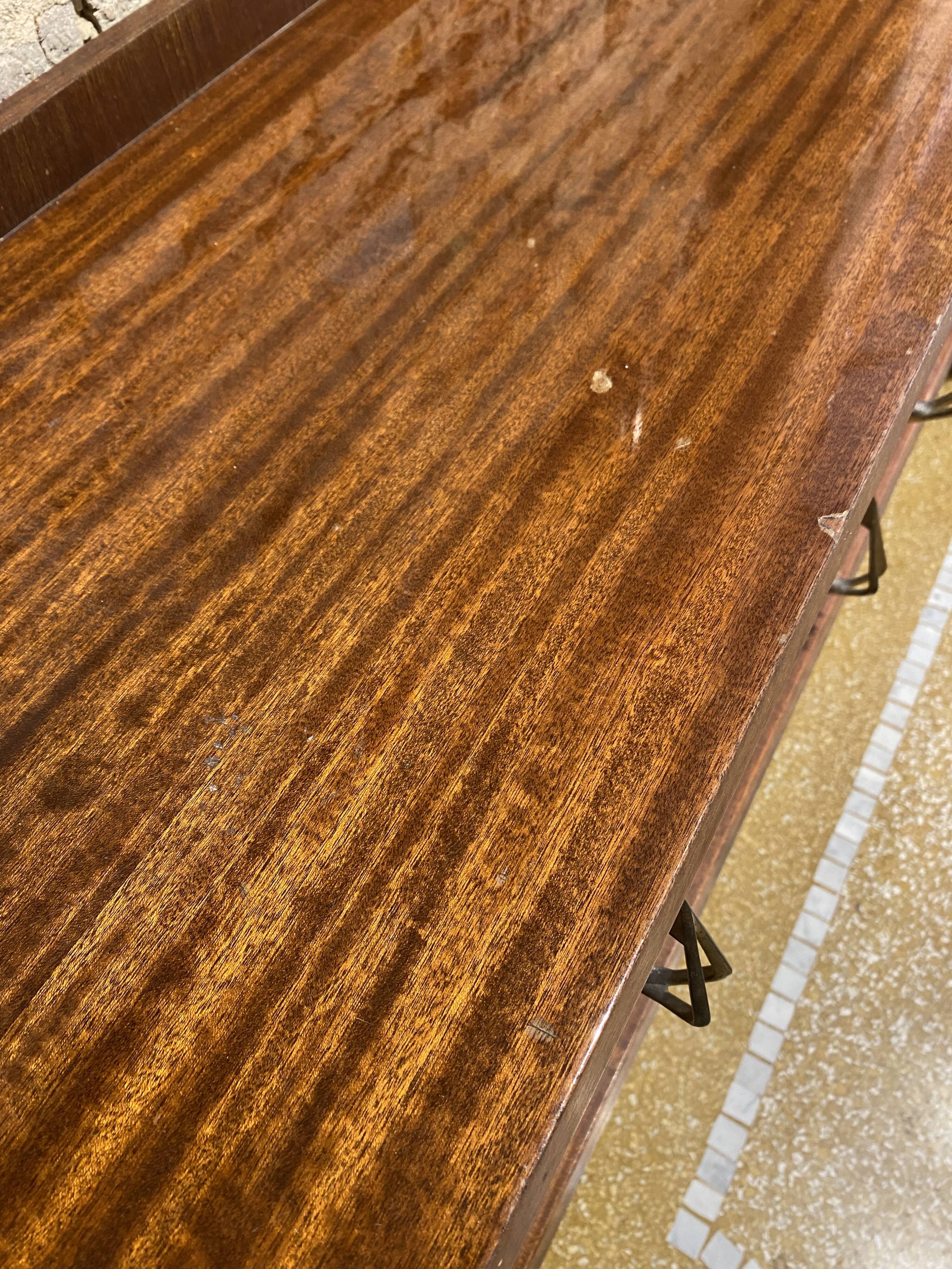 Vintage lacquered row 50s/60s