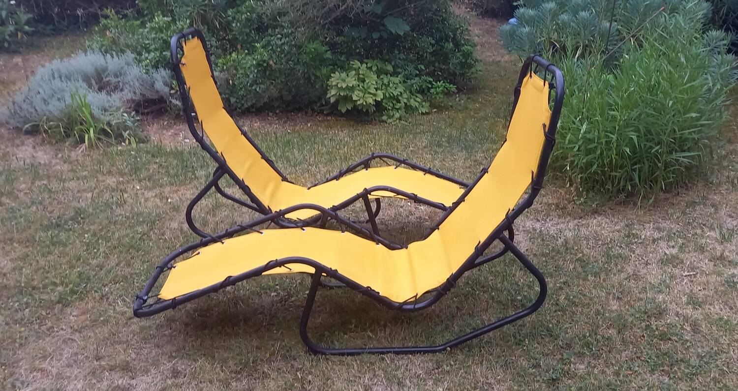 Set of 2 deck chairs