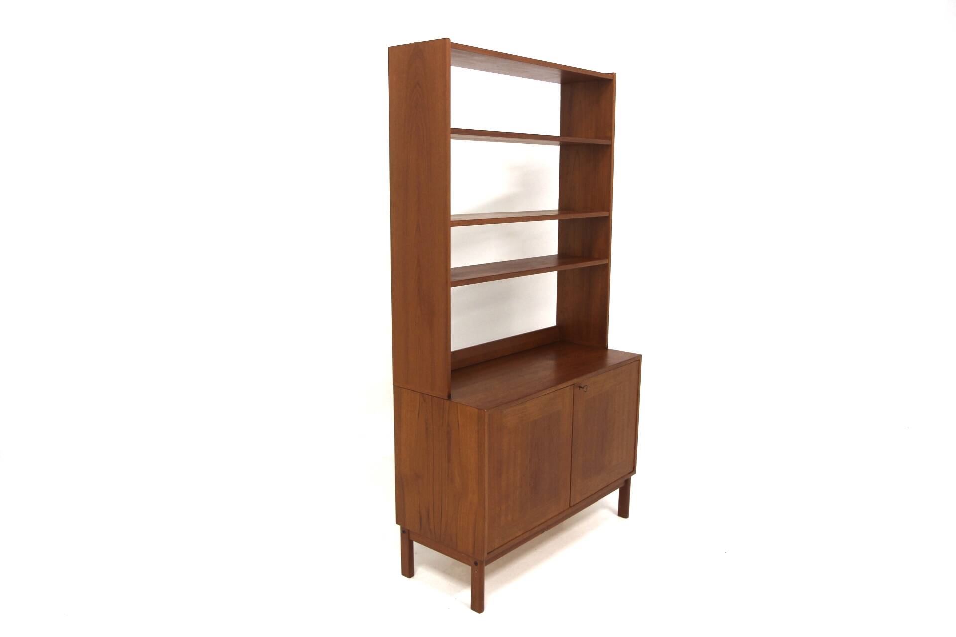 Scandinavian teak bookcase, Sweden, 1960