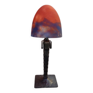 Lampe Art déco en pâte - fer