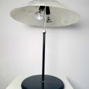 Lampe de table en verre dépoli par Af Cinquanta, Italie, années 1980.