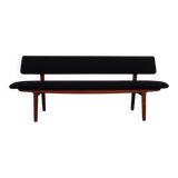 Large teak bench by Aksel Bender Madsen & Ejnar Larsen for Næstved Møbler, Denmark, 1950s.