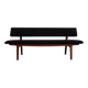 Large teak bench by Aksel Bender Madsen & Ejnar Larsen for Næstved Møbler, Denmark, 1950s.