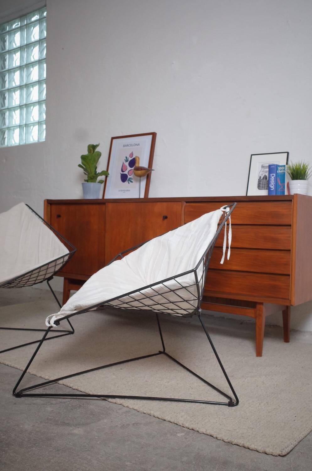 2 x OTI Gammelgaard Diamond Sessel + Tisch