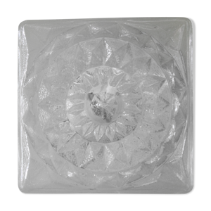 Plafonnier en verre vintage