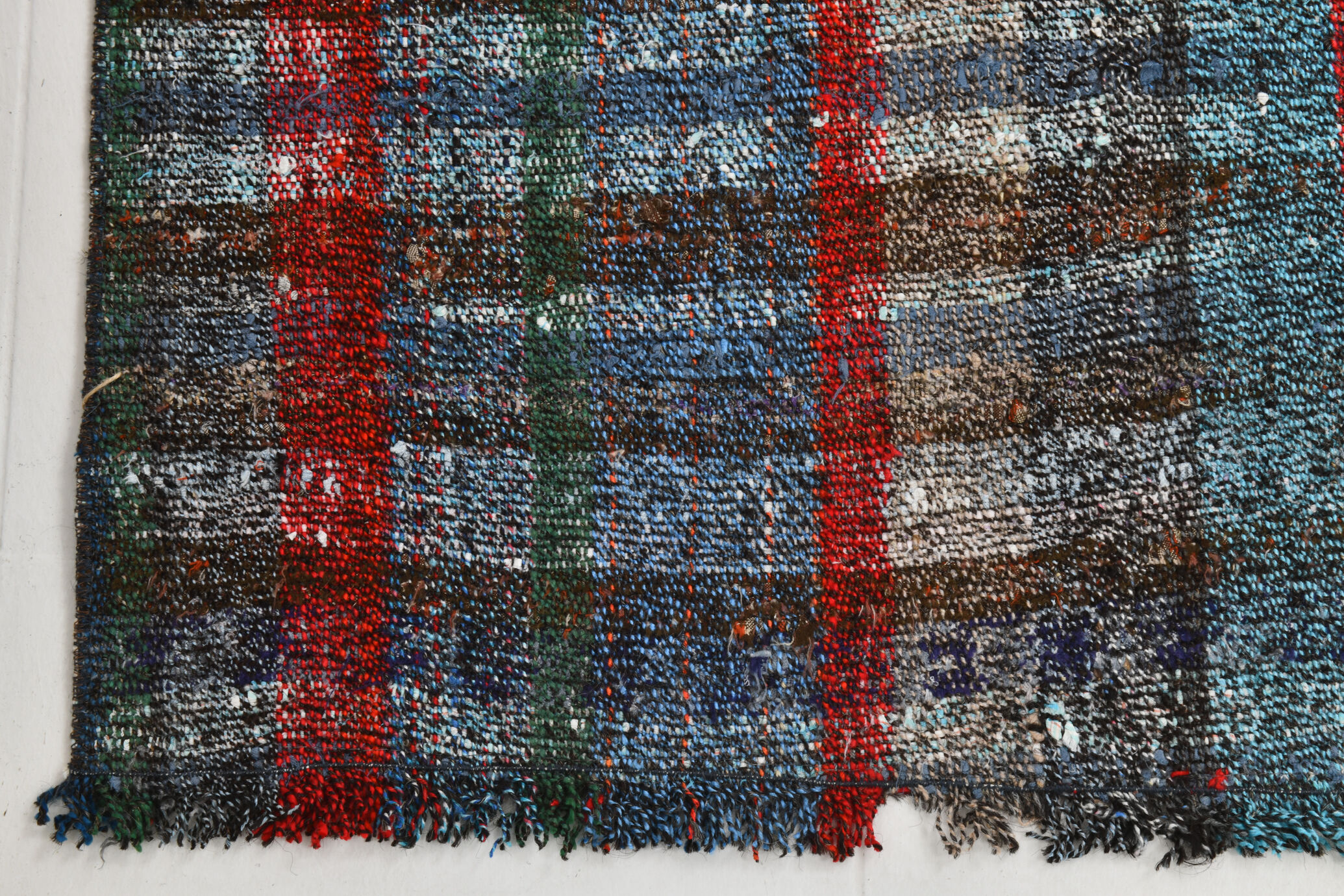 Flatweave Turkish runner rug 248x70cm