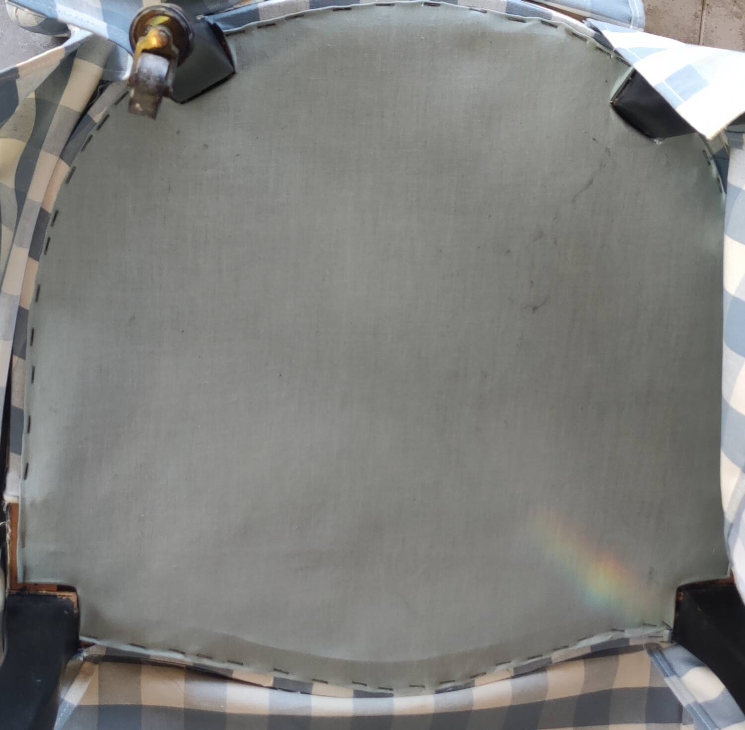 Pair of old crapaud armchairs