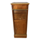 Directoire bedside table in mahogany and brass