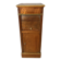 Directoire bedside table in mahogany and brass
