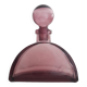 Carafe demi cercle en verre parme