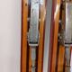 Vintage wooden skis Rossignol Hickory Olympic model 204 cm