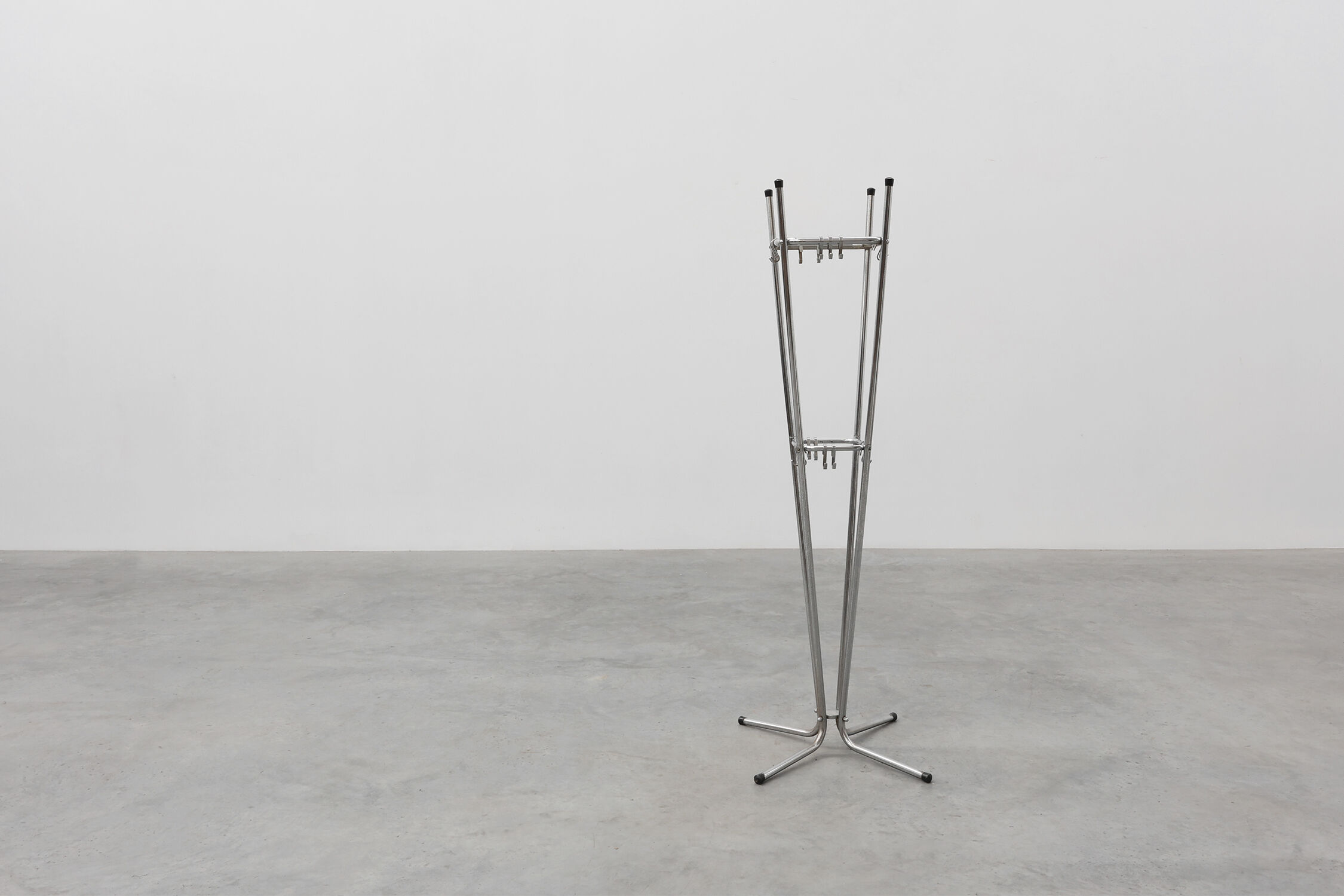 Mid-century chrome Coat rack by Tubax, Belgium 1950s