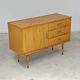 Petit Buffet / Commode style scandinave vintage en bois France 1970