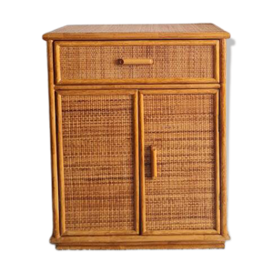 buffet rotin vintage