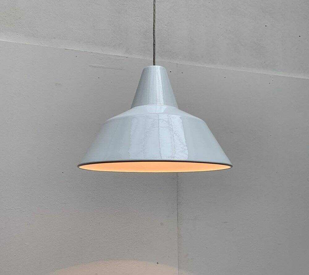 Large Danish mid-century pendant lamp by Emaille Amatur for Louis Poulsen.