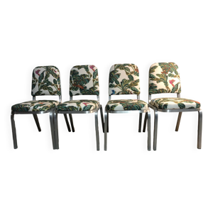 Chaises en aluminium - tissu