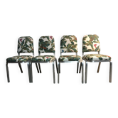 Chaises en aluminium recouverte tissu Yasmine All overdose multicolore Maison Thevenon arma Burgess