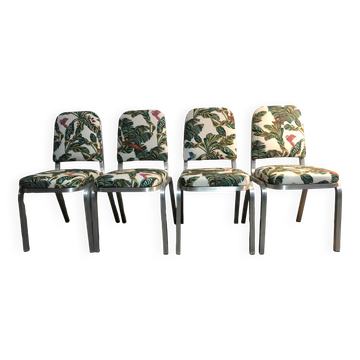 Chaises en aluminium recouverte tissu Yasmine All overdose multicolore Maison Thevenon arma Burgess