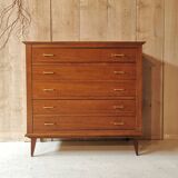 Oak chest of drawers