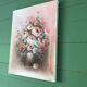 Oil on canvas bouquet of flowers