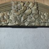 Large Art Deco mirror gilded wood  77x40cm