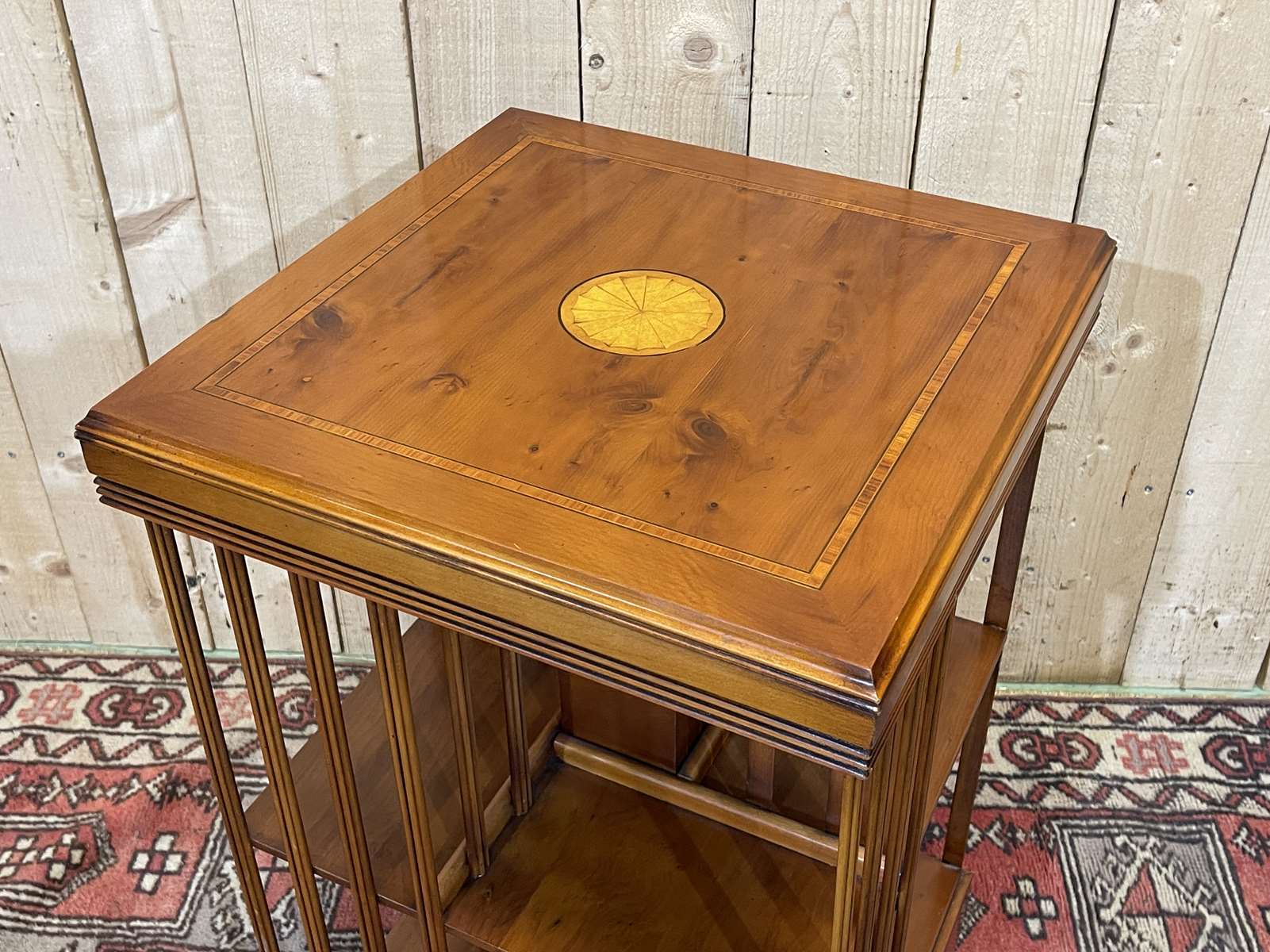 English yew swivel library from the 1950s