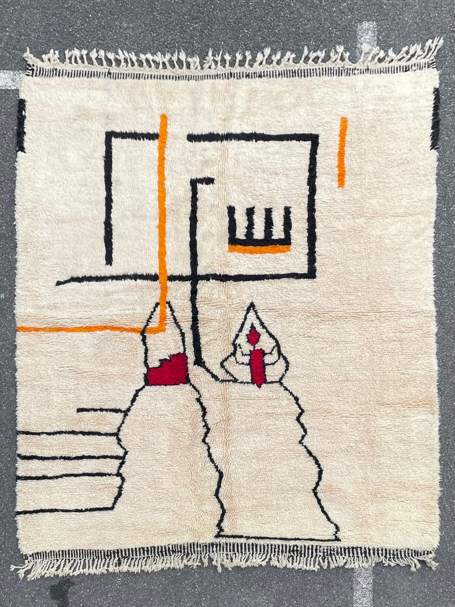 Berber beni ouarain carpet